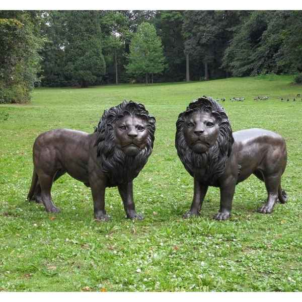 Couple de lions -B1048