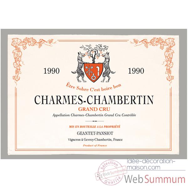 Torchon imprime Charmes Chambertin -1017