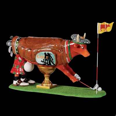 Vache The Golfer Art in the City - 80637