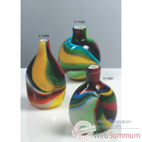 Vase bouteille en verre Formia -V11252