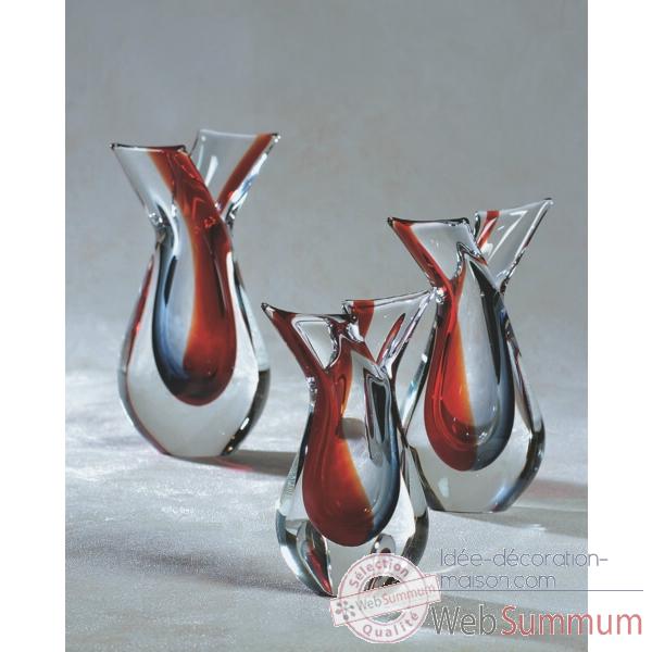 Vase Piccolo en verre Formia bicolore -V14580PB