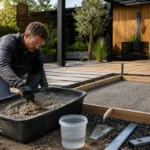 Mélange de béton prêt à gâcher pour les petits travaux domestiques, à choisir selon l’usage prévu et la désignation inscrite sur le sac.